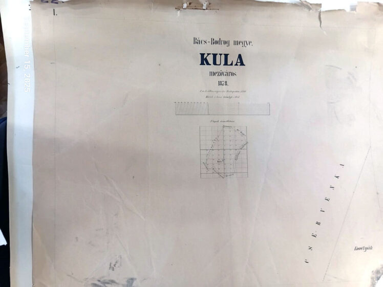 Cadastral map of Kula