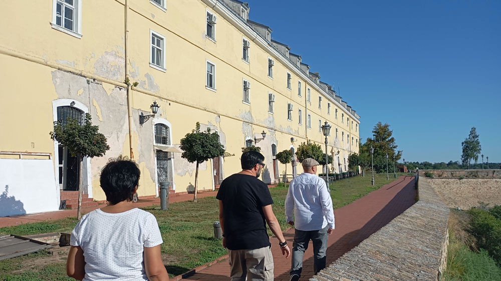 Peterwaradin fortress terrace Novi Sad