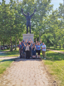 Statue of Rocky Balboa Žitište Serbia